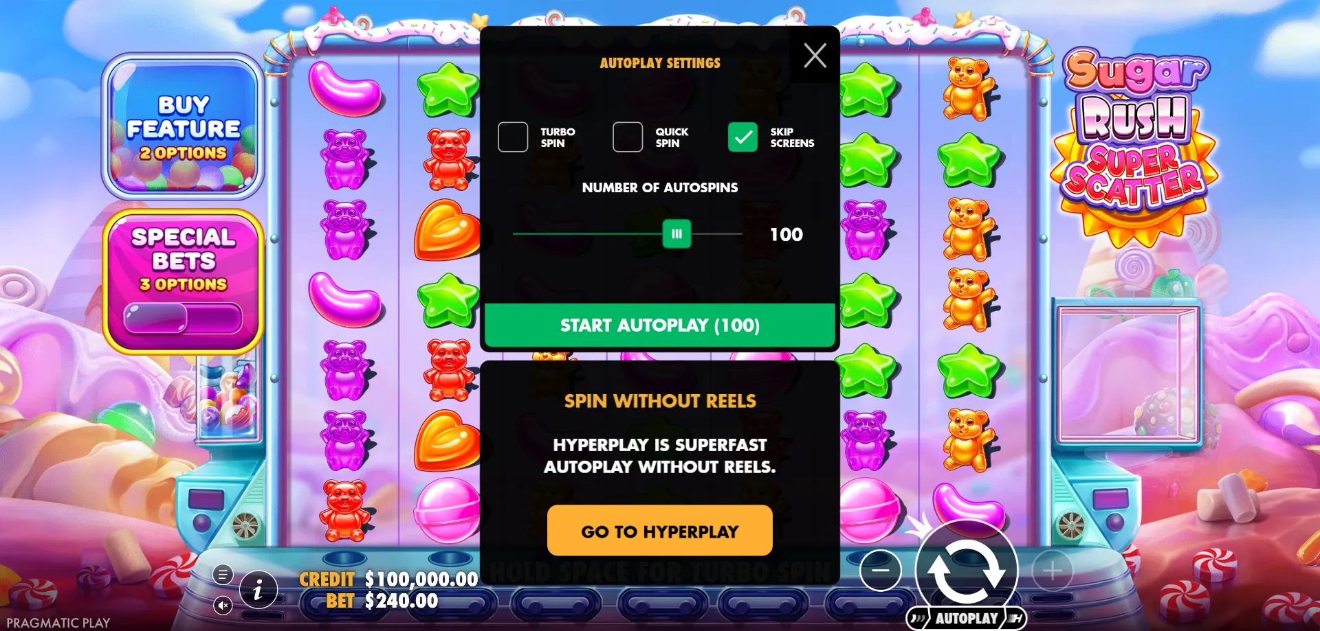 Jugar Sugar Rush Super Scatter en M&oacute;vil 
